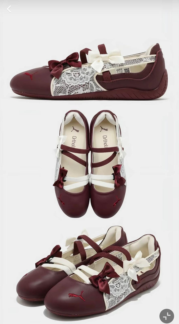 Puma Ballet Lace  "Burgundy &amp; Ivory Edition"