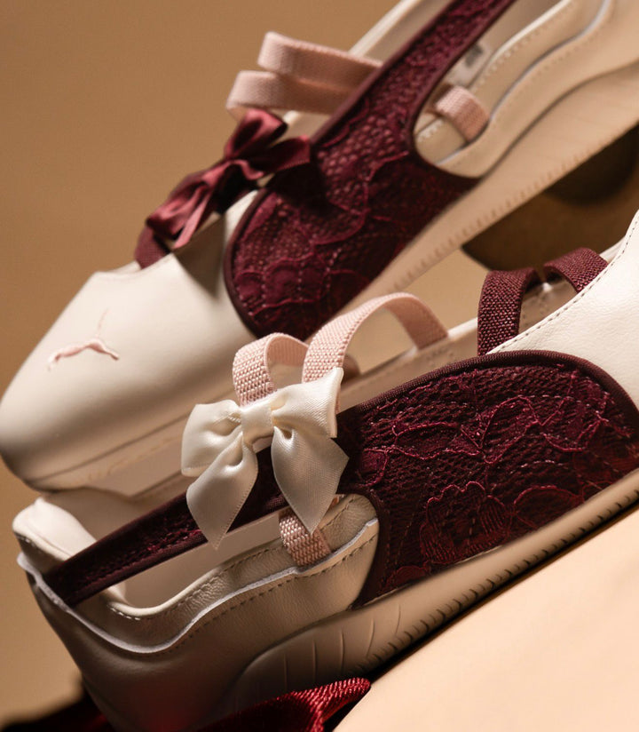 Puma Ballet Lace  "Cream &amp; Wine"