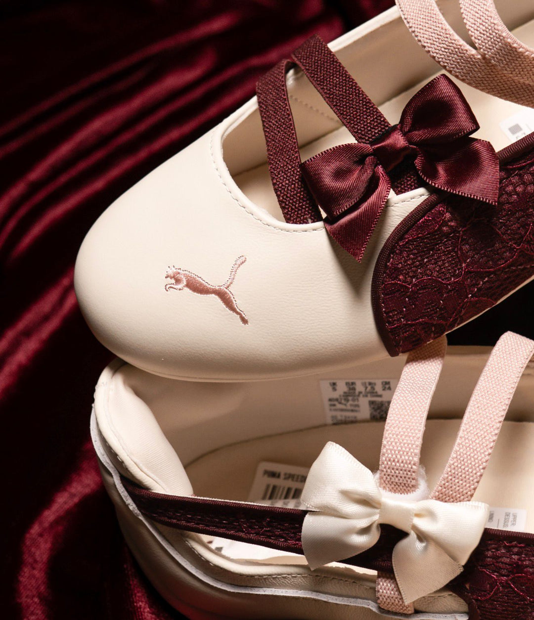 Puma Ballet Lace  "Cream &amp; Wine"
